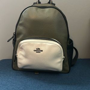 Leather small Coach backpack